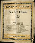 Tom der Reimer : "Der Reimer Thomas lag am Bach" ; altschottische Ballade ; op. 135 ; Gesang mit Klavierbegleitung, mittel